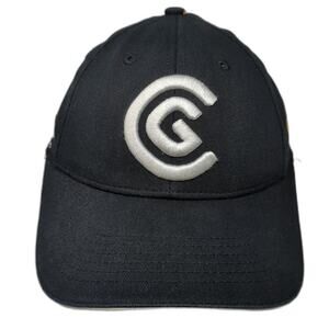 HiBore Slideback Hat Black One Size Embroidered Logo Cleveland Golf